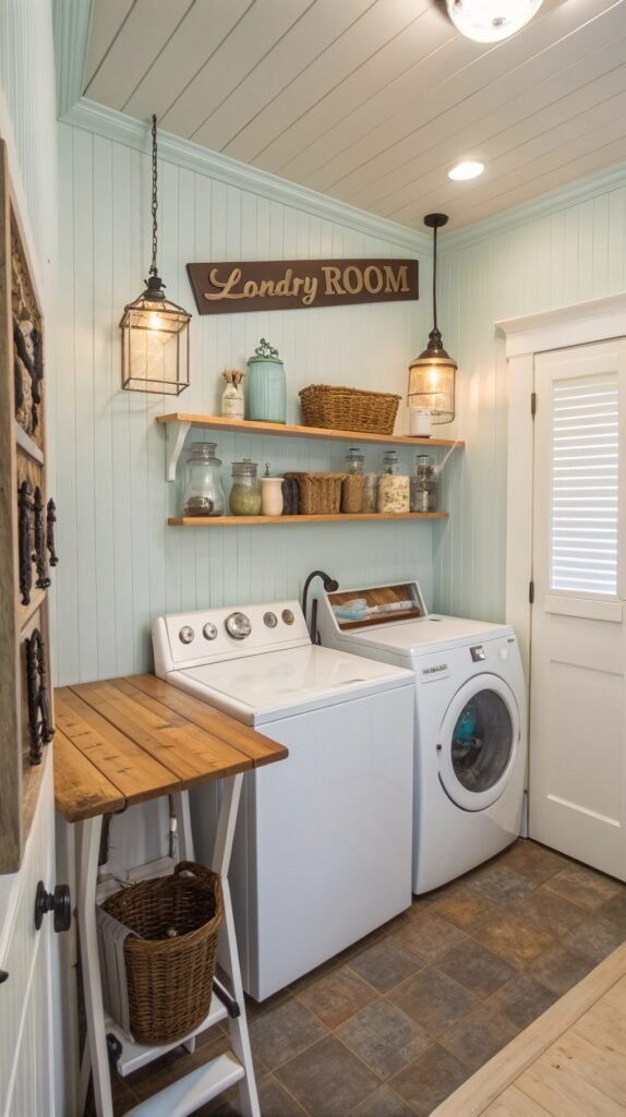 How to Transform Tight Spaces with Cleverly-Chic Small Laundry Room Ideas