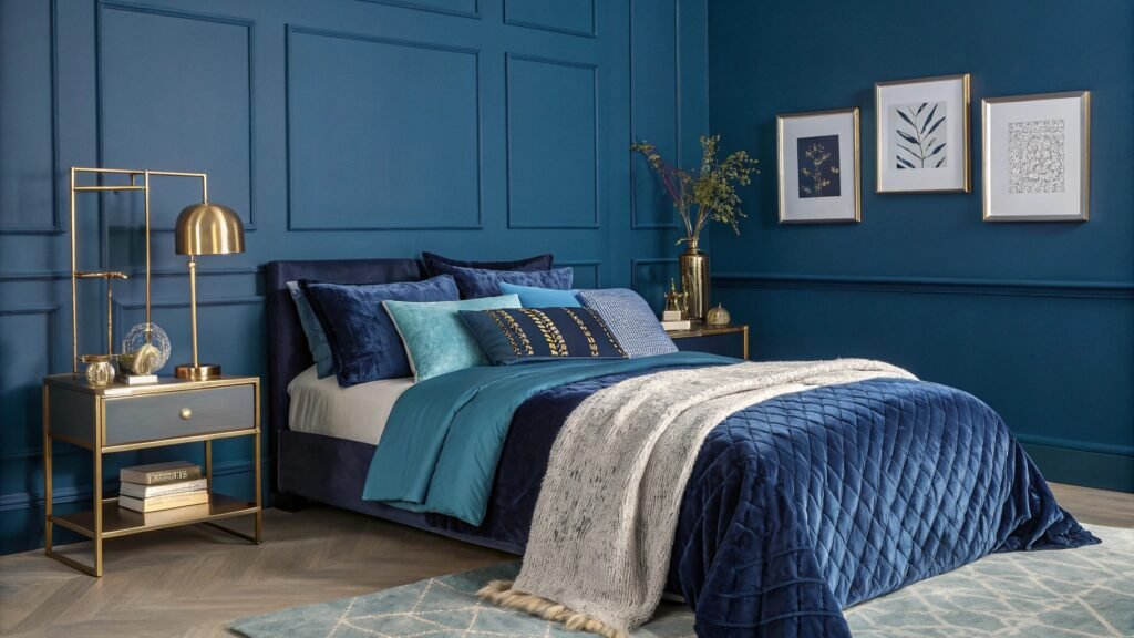 Inside the Ultimate Blue Dorm Room Makeover for College Style Goals