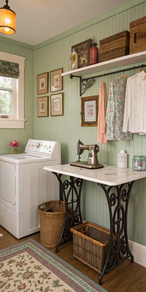 19 Timeless Vintage Laundry Room Decor Ideas