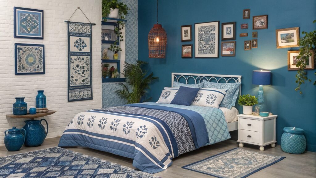 Inside the Ultimate Blue Dorm Room Makeover for College Style Goals