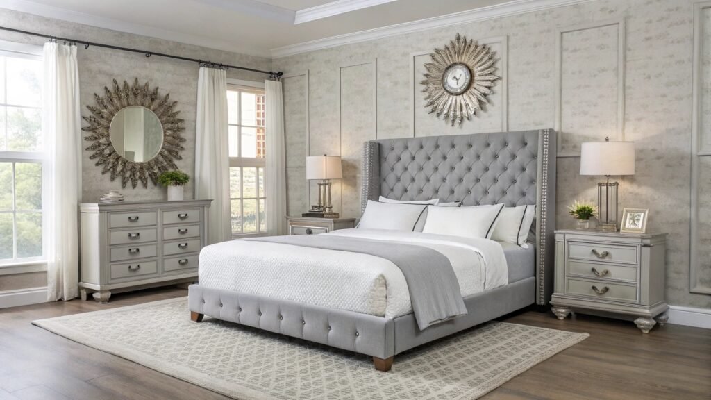 19 Moody Grey Headboard Bedroom Designs for a Dramatic Upgrade