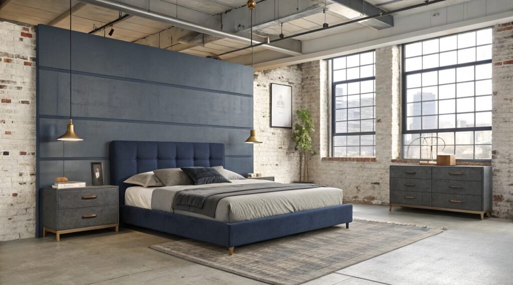 Regal Inspiration for Navy Blue Bedrooms That Define Modern Elegance