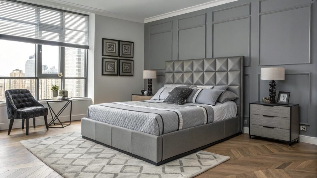 19 Moody Grey Headboard Bedroom Designs for a Dramatic Upgrade