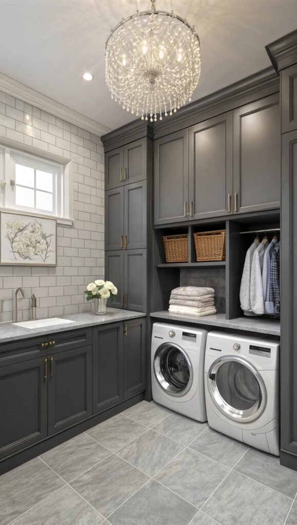 Step Inside These Swanky Modern Laundry Room Ideas That Redefine Style