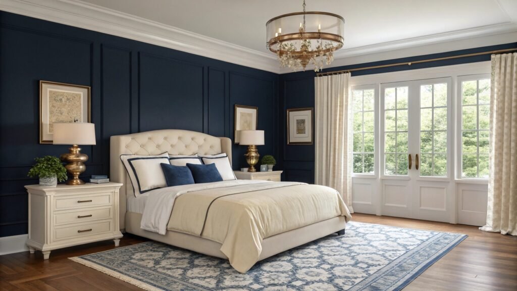 How to Design a Blue and Cream Bedroom for a Truly Ethereal Retreat