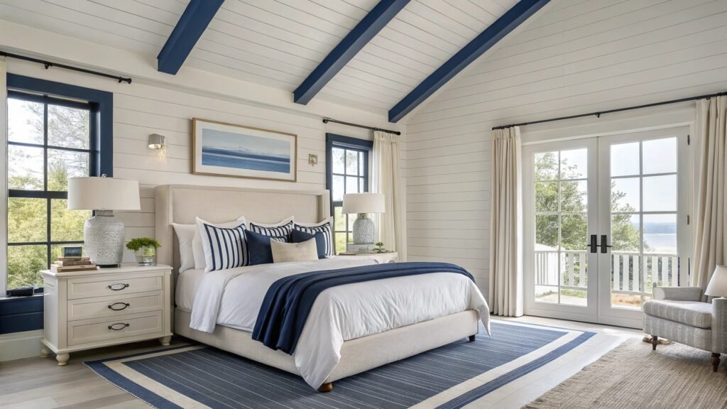 How to Design a Blue and Cream Bedroom for a Truly Ethereal Retreat