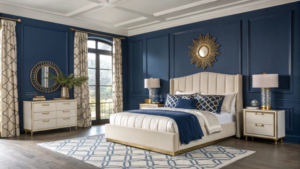 How to Design a Blue and Cream Bedroom for a Truly Ethereal Retreat