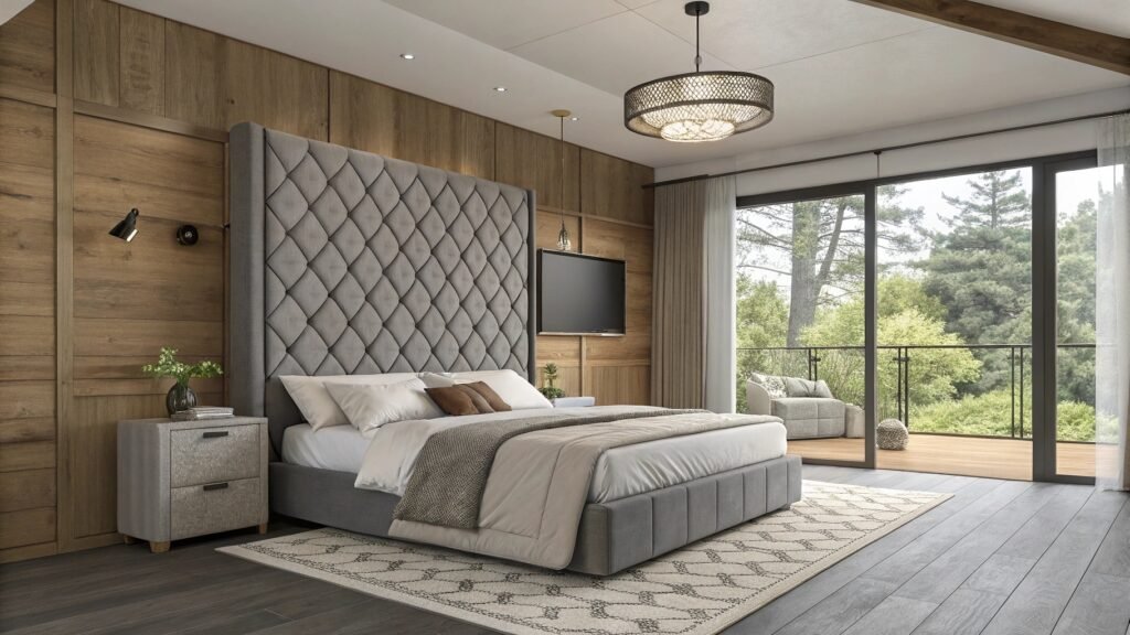 19 Moody Grey Headboard Bedroom Designs for a Dramatic Upgrade