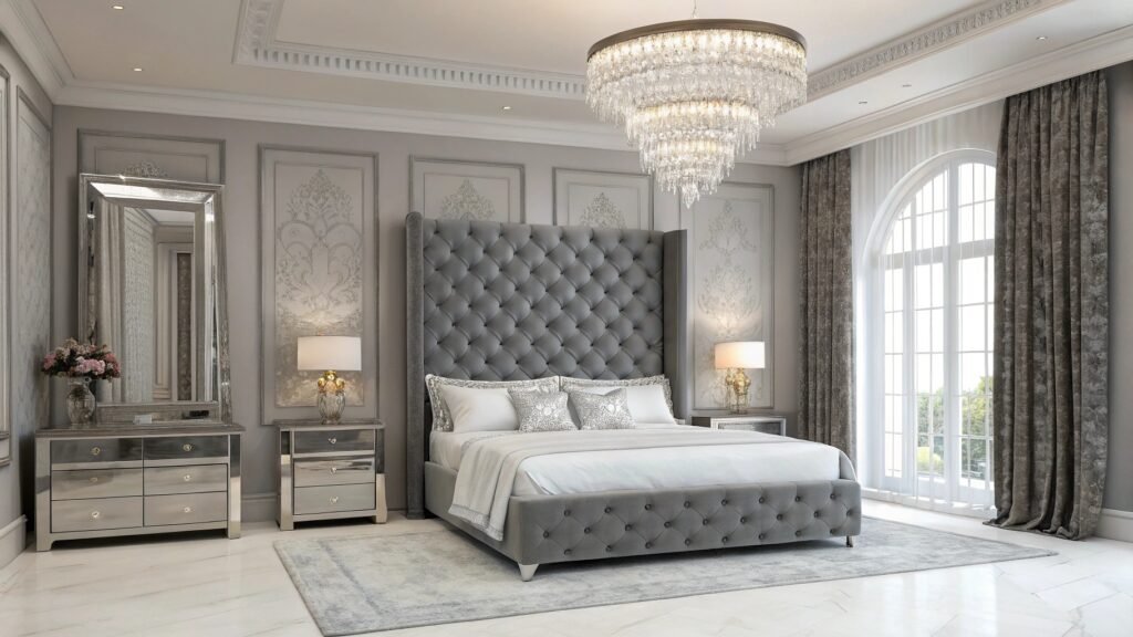 19 Moody Grey Headboard Bedroom Designs for a Dramatic Upgrade
