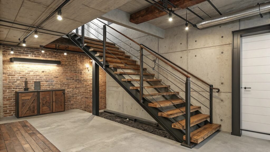 19 Refined Basement Stairs Ideas and Designs for the Stylish Homeowner