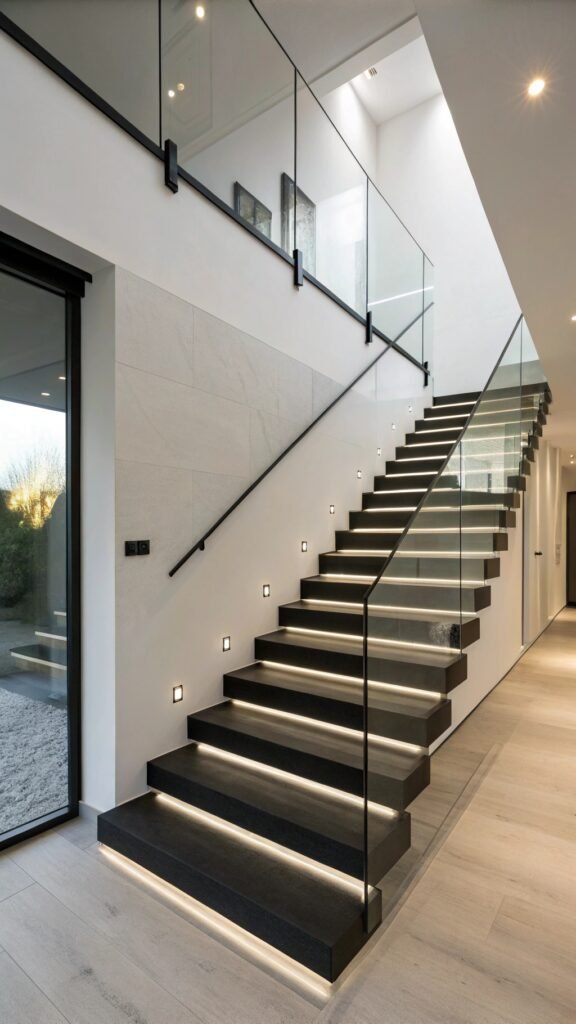 The Timeless Appeal of Black and White Stair Designs in Modern Interiors