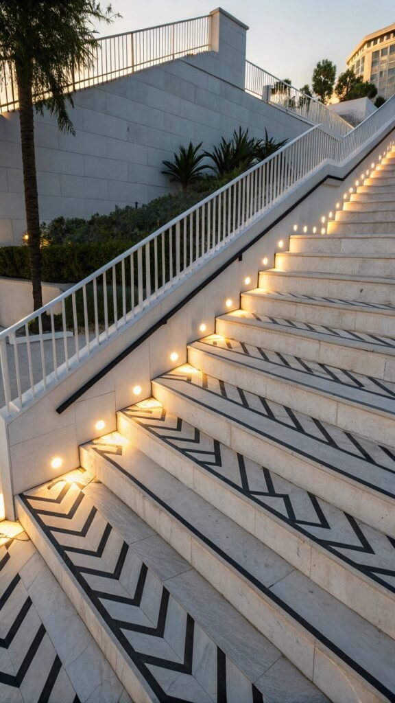 The Timeless Appeal of Black and White Stair Designs in Modern Interiors