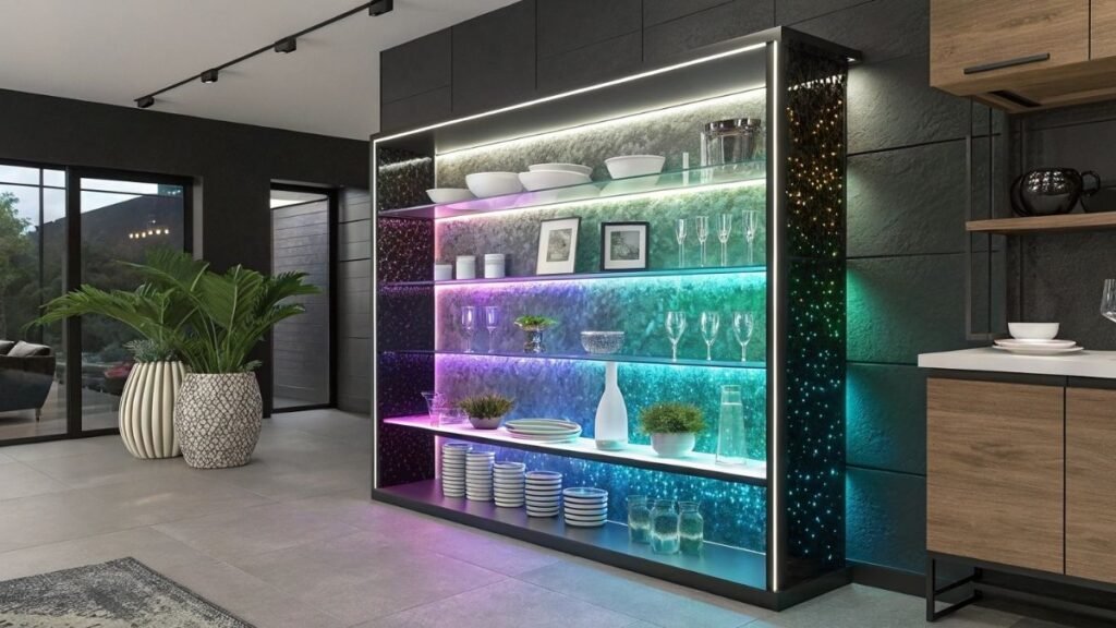 19 Chic yet Quirky Kitchen Shelves Decor Ideas