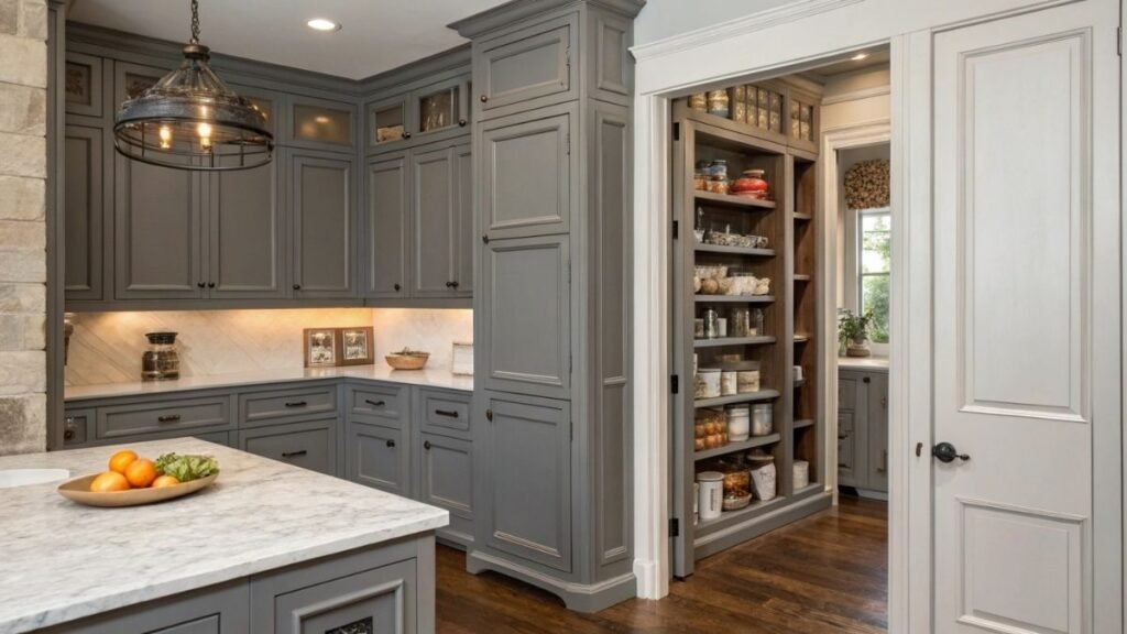 19 Discreetly-Chic Hidden Pantry Ideas