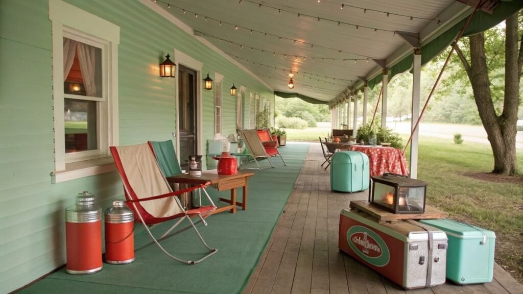 19 Idyllic Long Front Porch Decorating Ideas