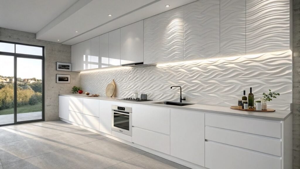 19 Seraphic White Kitchen Backsplash Ideas