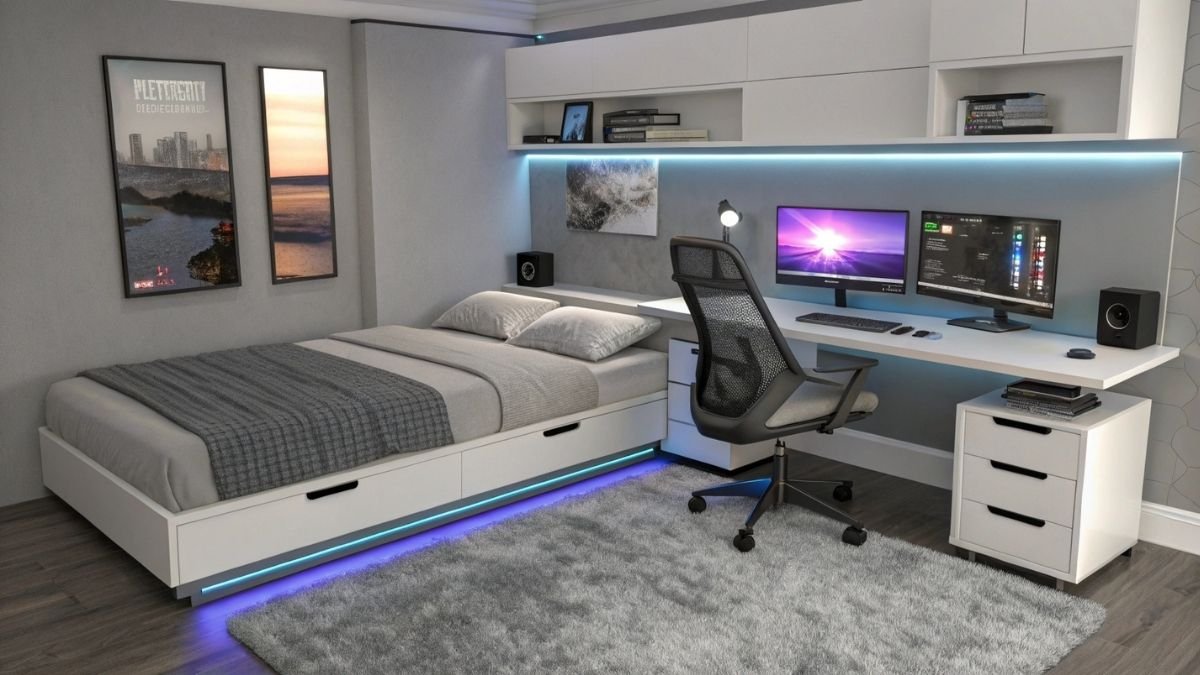 Small Cozy Bedroom Office Combo Ideas: Design Solutions for Compact Living Small Cozy Bedroom Office Combo Ideas: Design Solutions for Compact Living