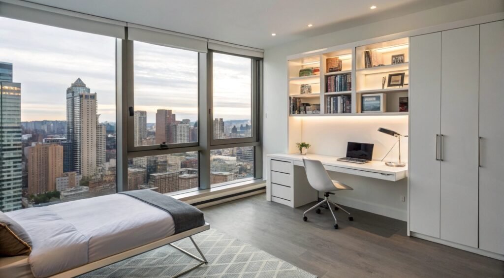 Small Cozy Bedroom Office Combo Ideas: Design Solutions for Compact Living