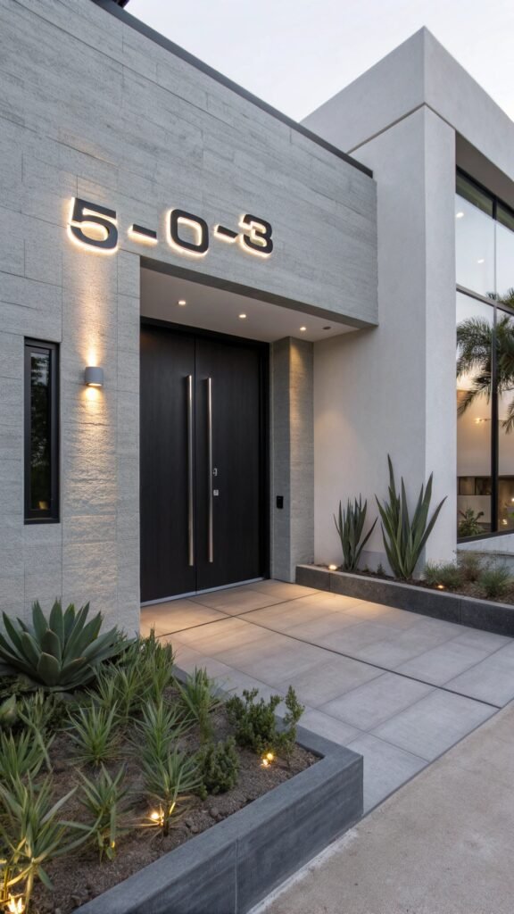 How To Create House Number Ideas That Make a Bold First Impression