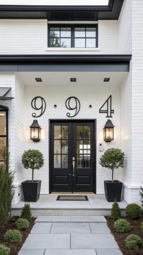 How To Create House Number Ideas That Make a Bold First Impression