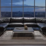 21 Black Leather Sofa Living Room Decor Ideas