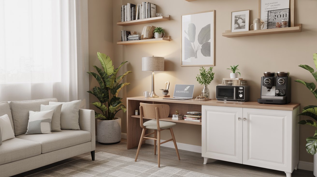 25 Stylish And Simple Coffee Corner Ideas