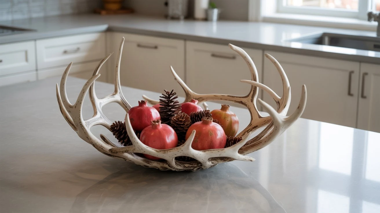 Antler Kitchen Centerpiece Bowl