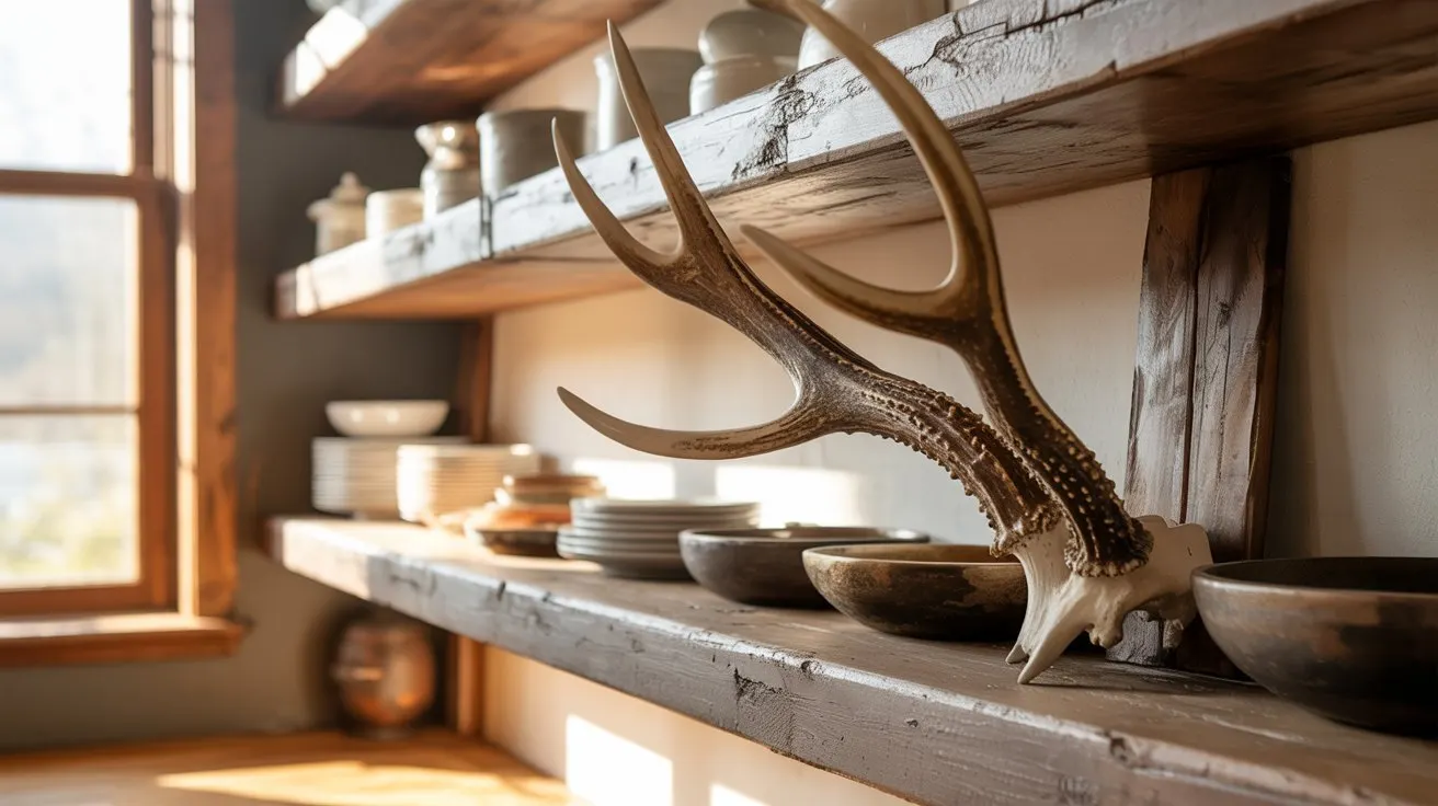 Antler Kitchen Shelf Accent