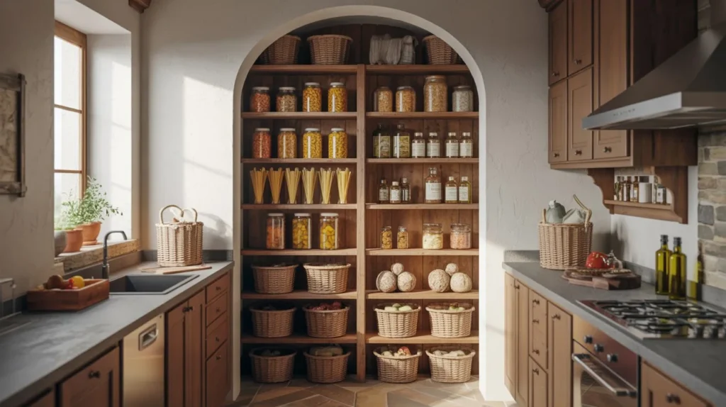 Arched Pantry Alcove