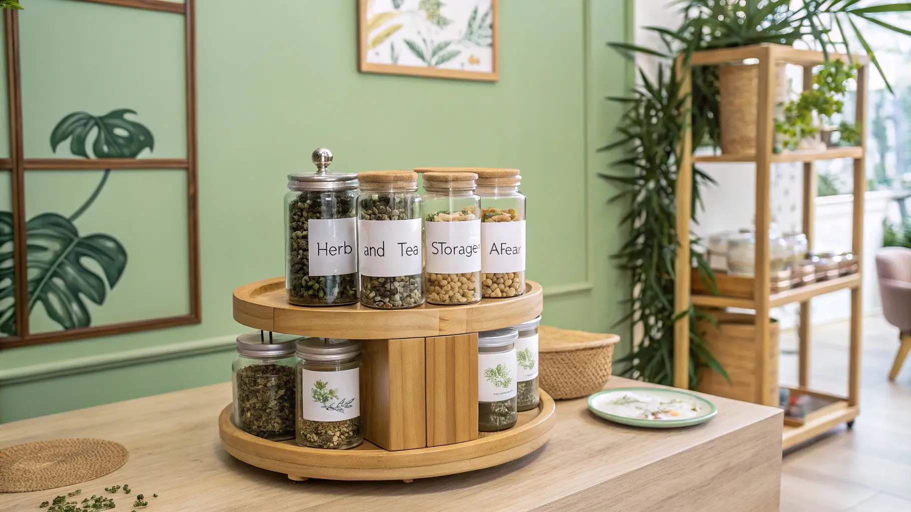 Artisanal Herb and Tea Station