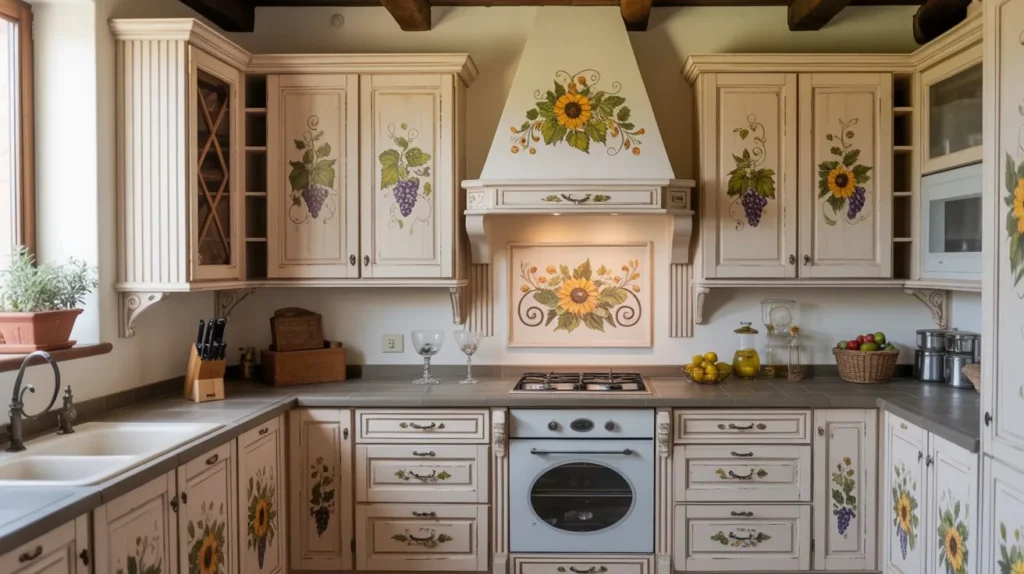 Artisanal Painted Cabinetry Kitchen