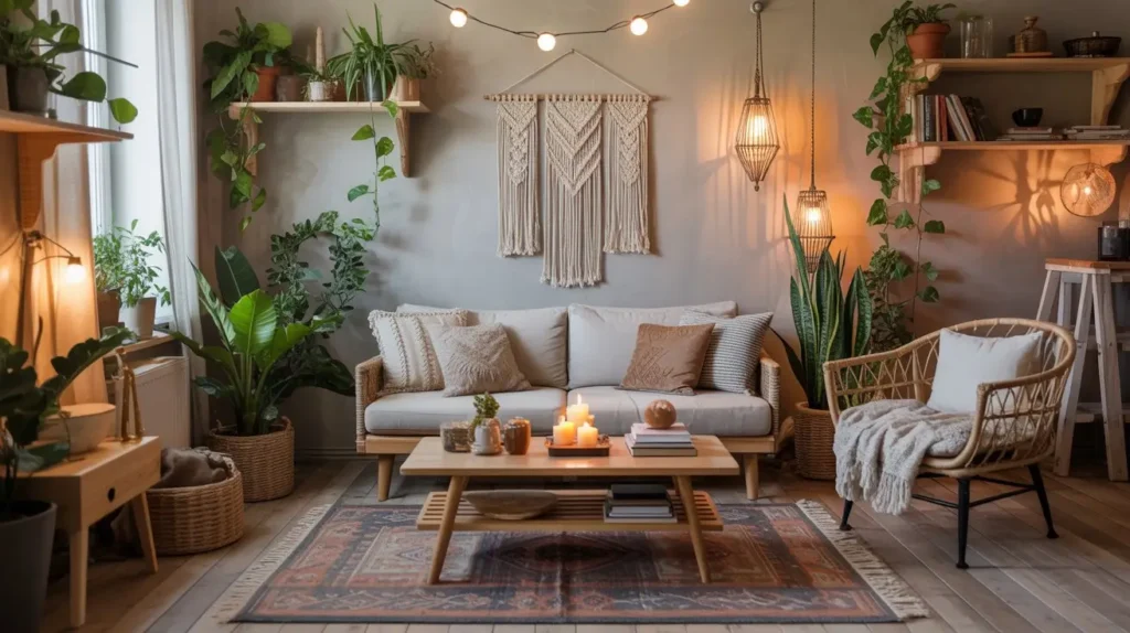 Bohemian Scandinavian Nook