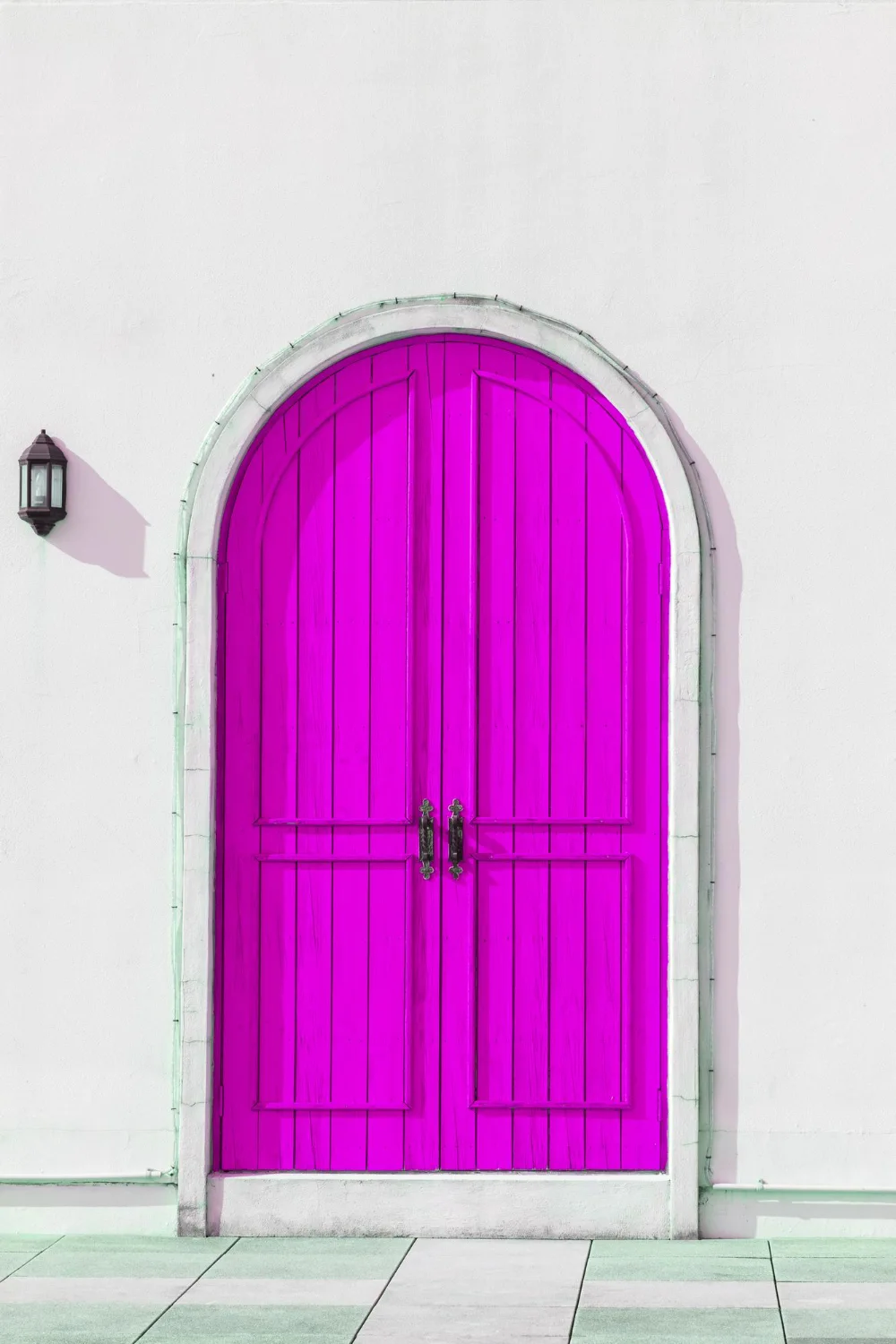 Bold Magenta Archway