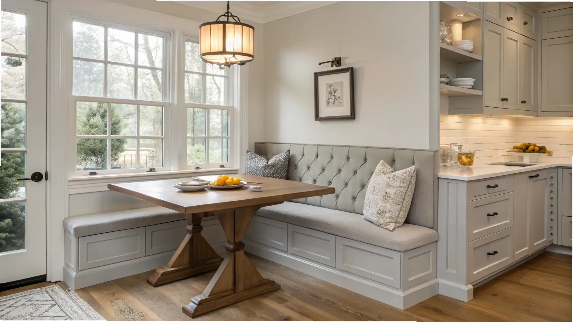Built-In Corner Banquette