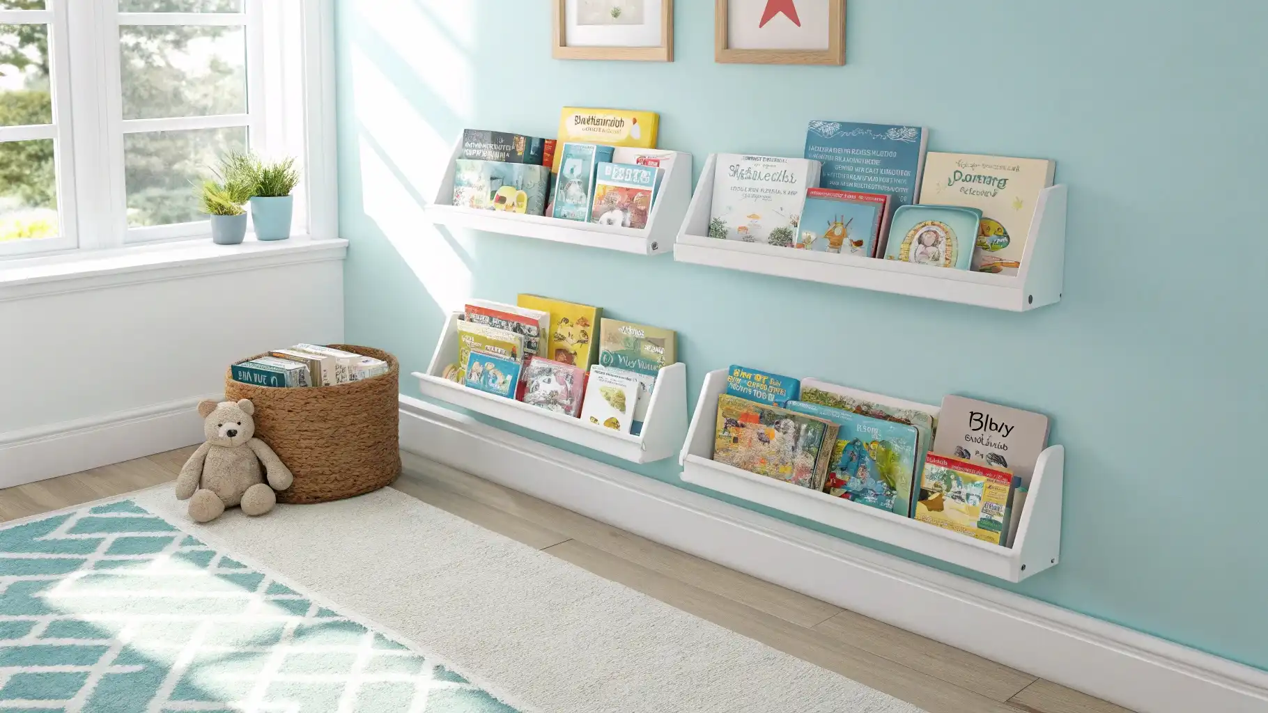 Children's Book Display Ledges