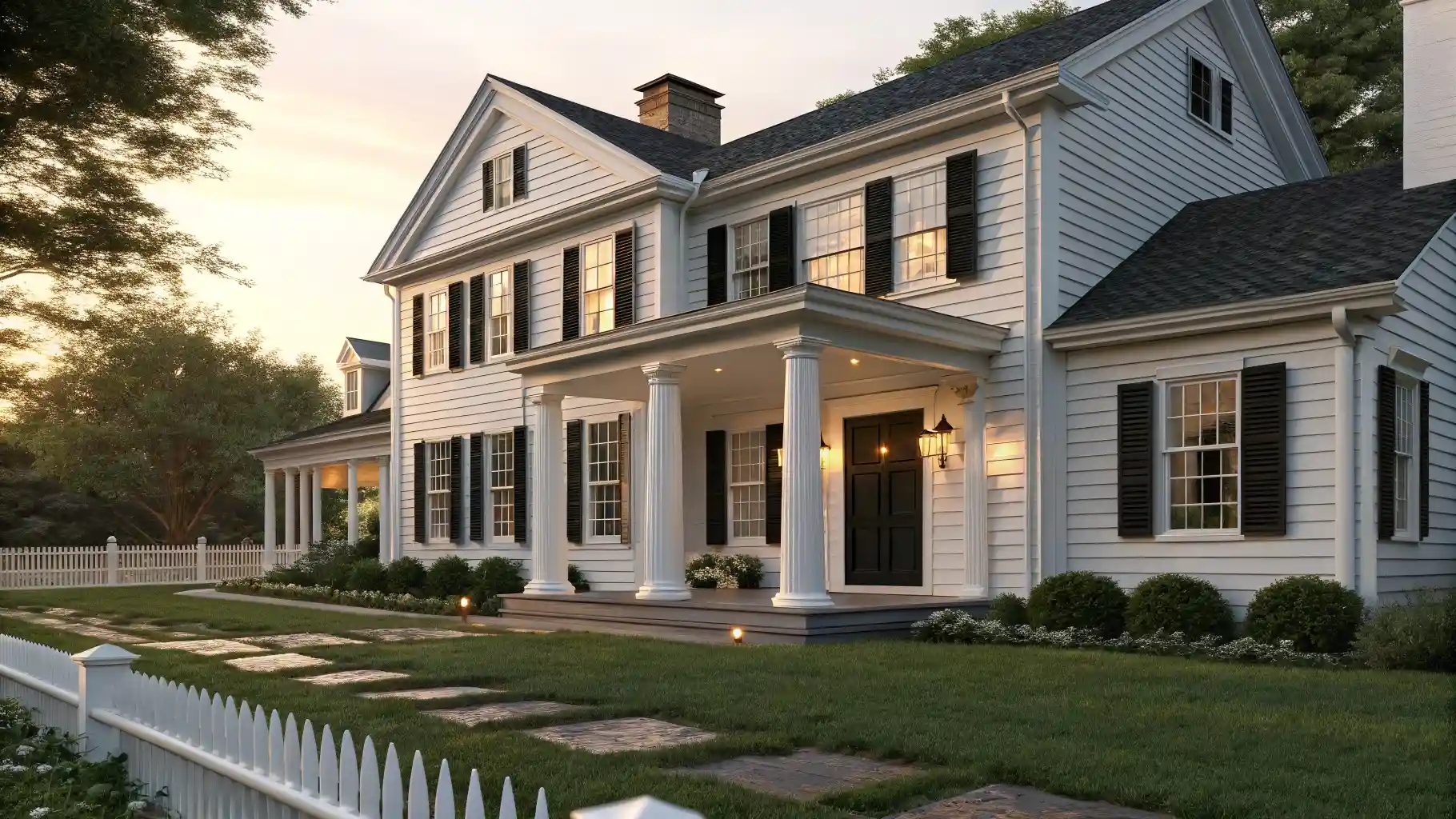 Classic Colonial Elegance with Modern Touches
