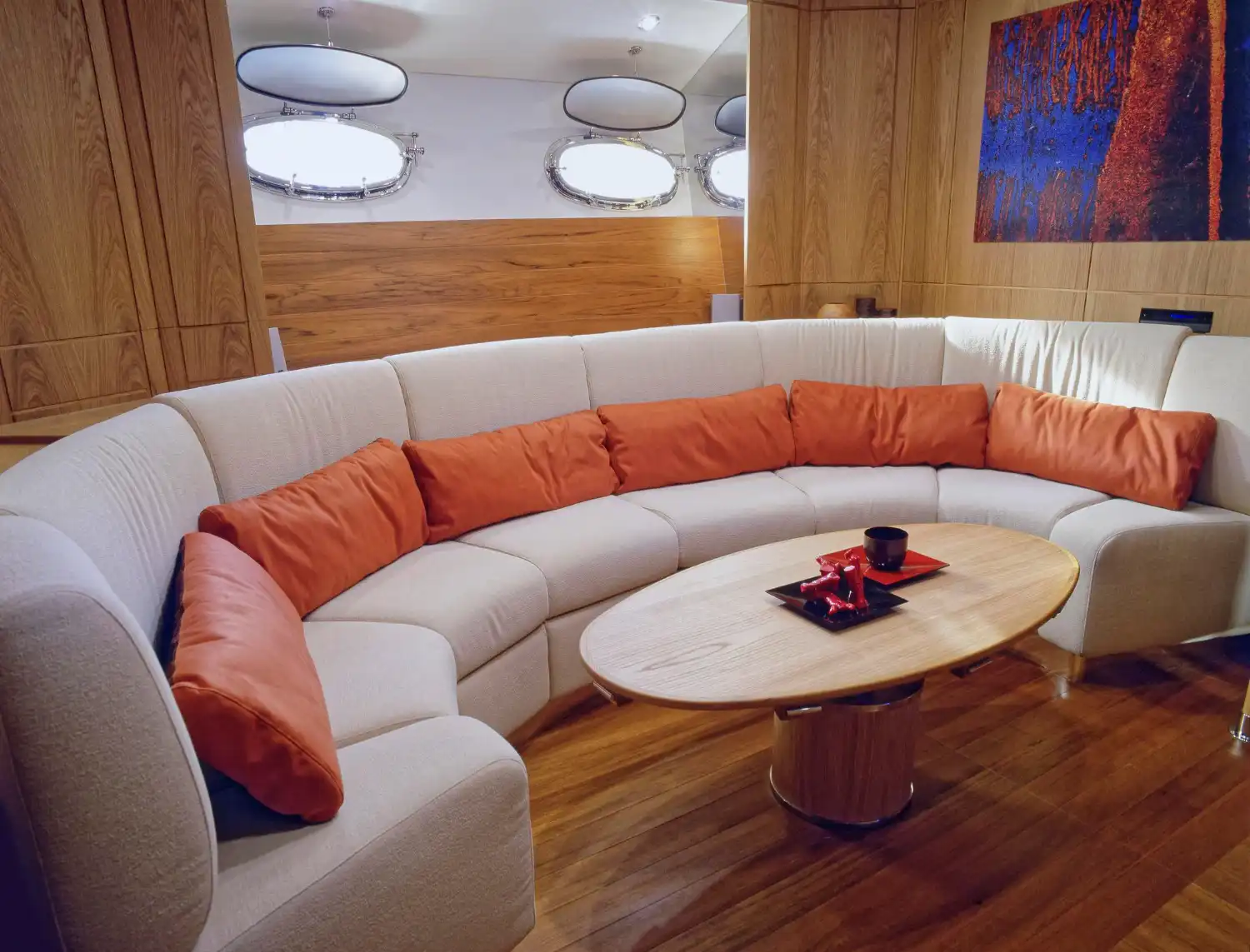 Coastal Calm Curved Sectional