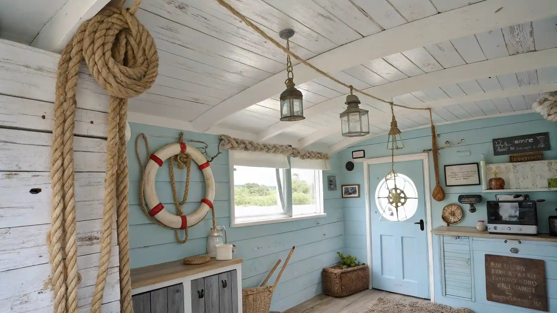 Coastal Nautical Theme Conversion