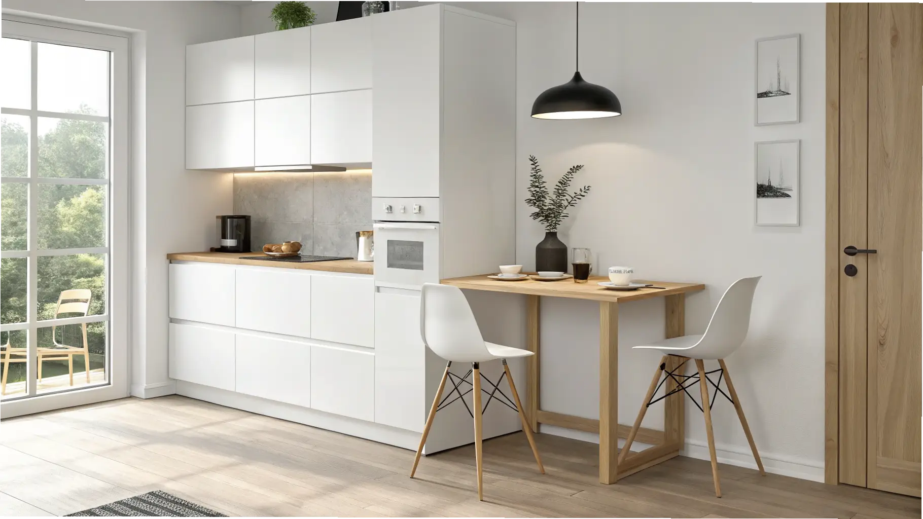 Compact Kitchen Dining Nook