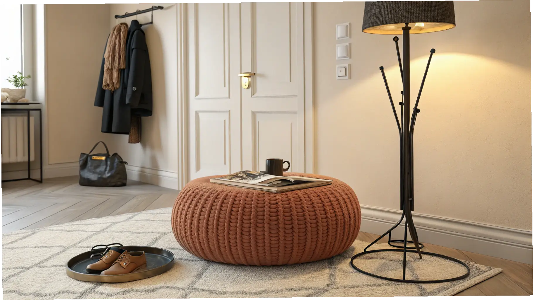 Cozy and Functional Ottoman Seating