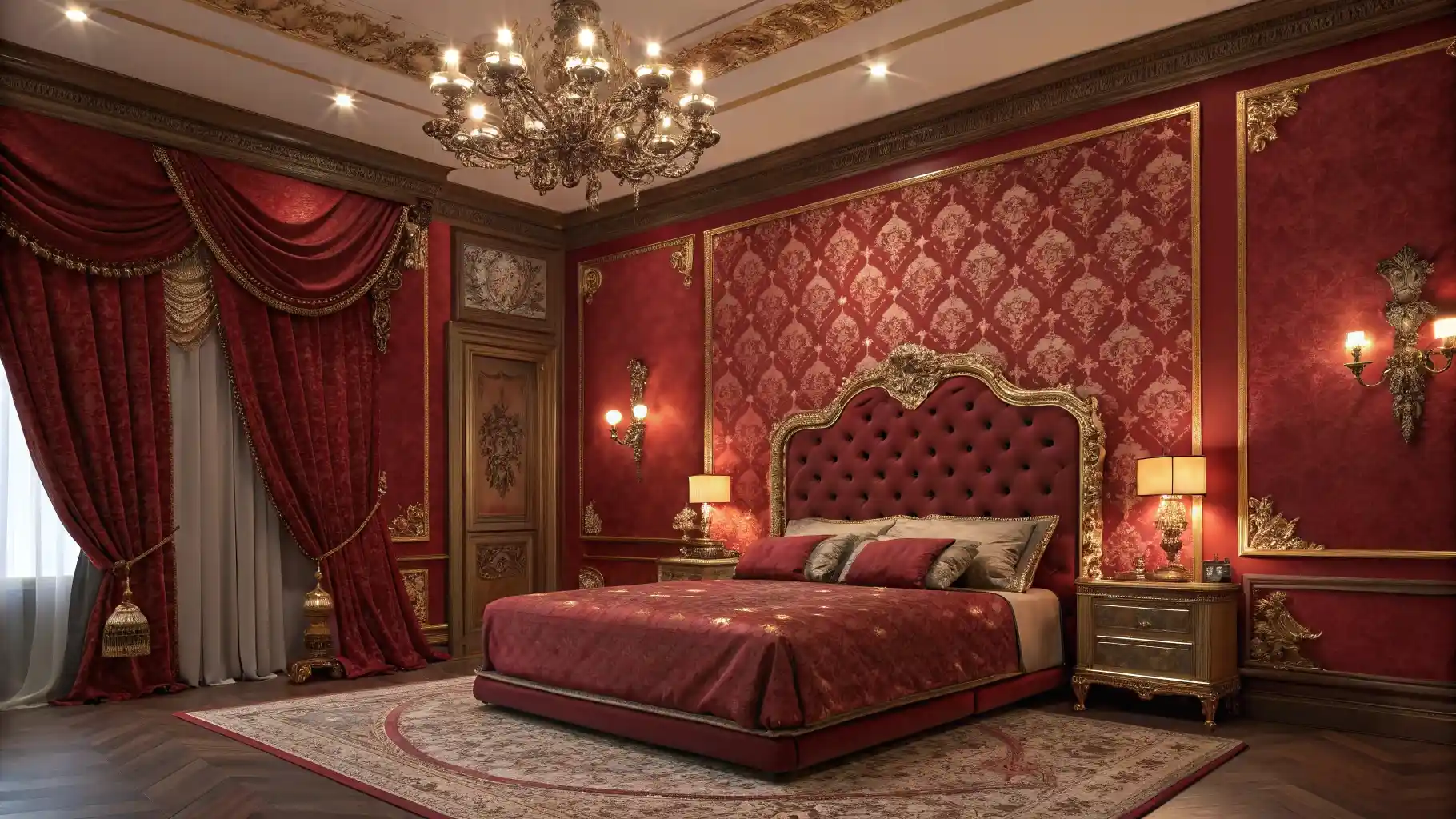 Crimson Opulence Chamber