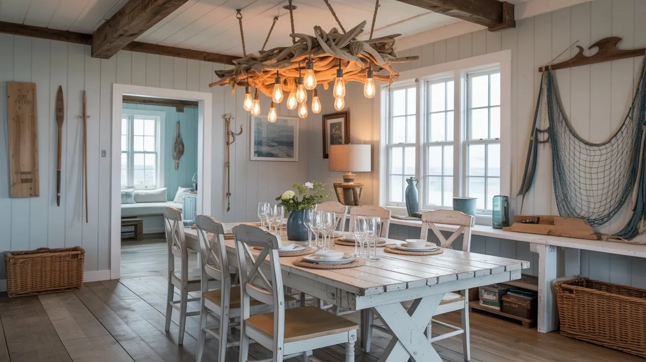 Driftwood Coastal Chandelier