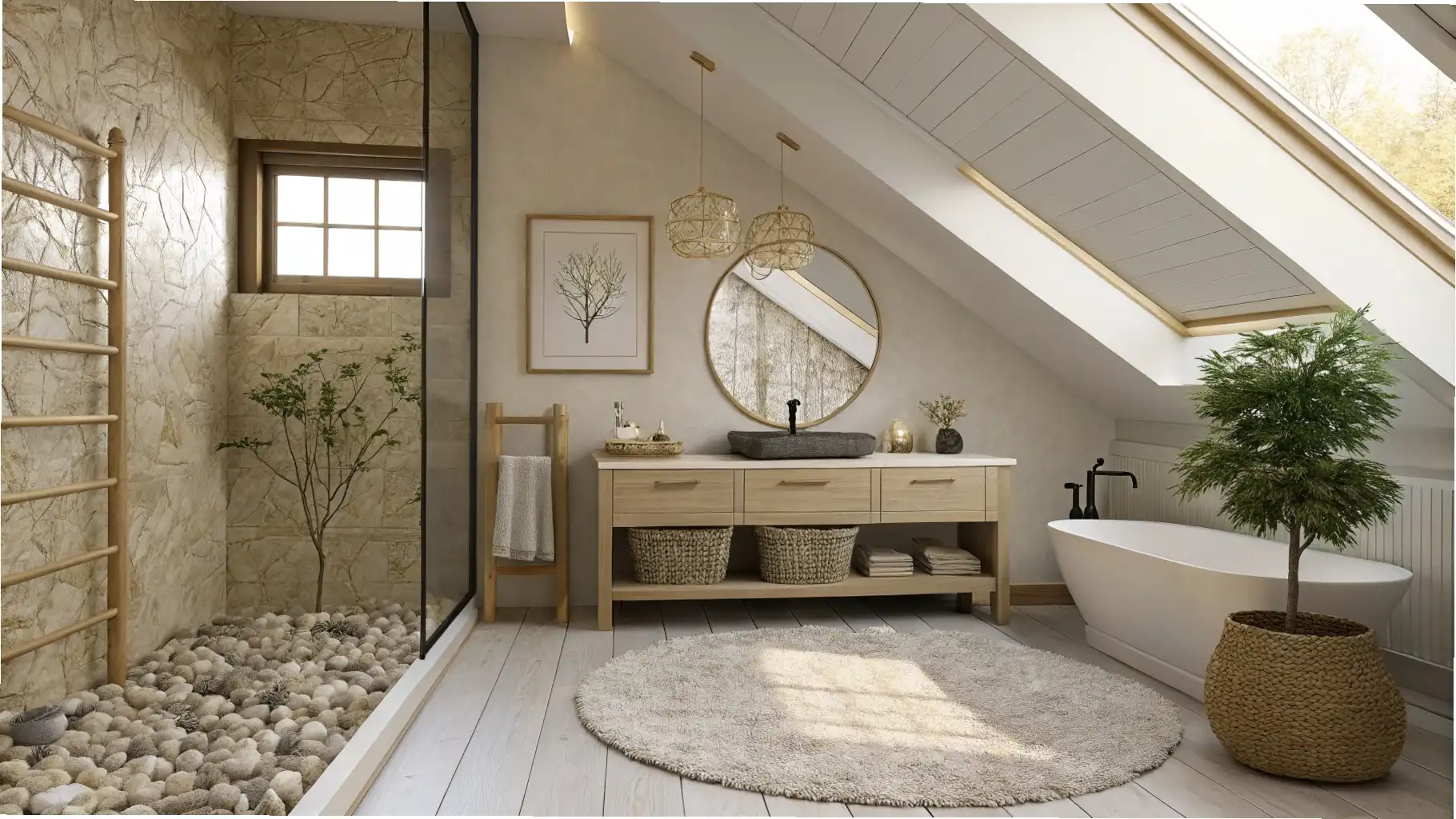 Earthy Elegance in the Loft