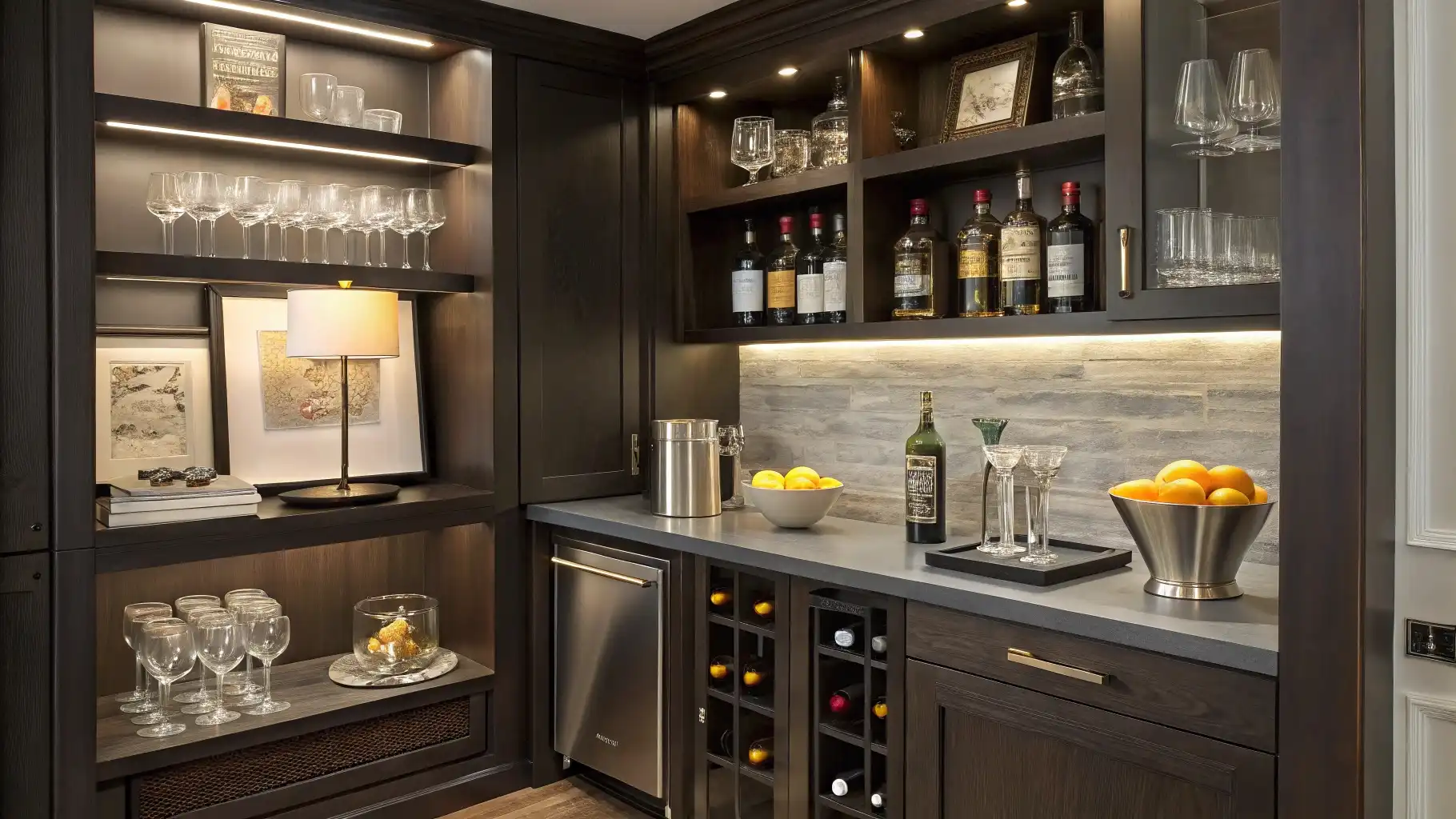 Elegant Beverage Nook