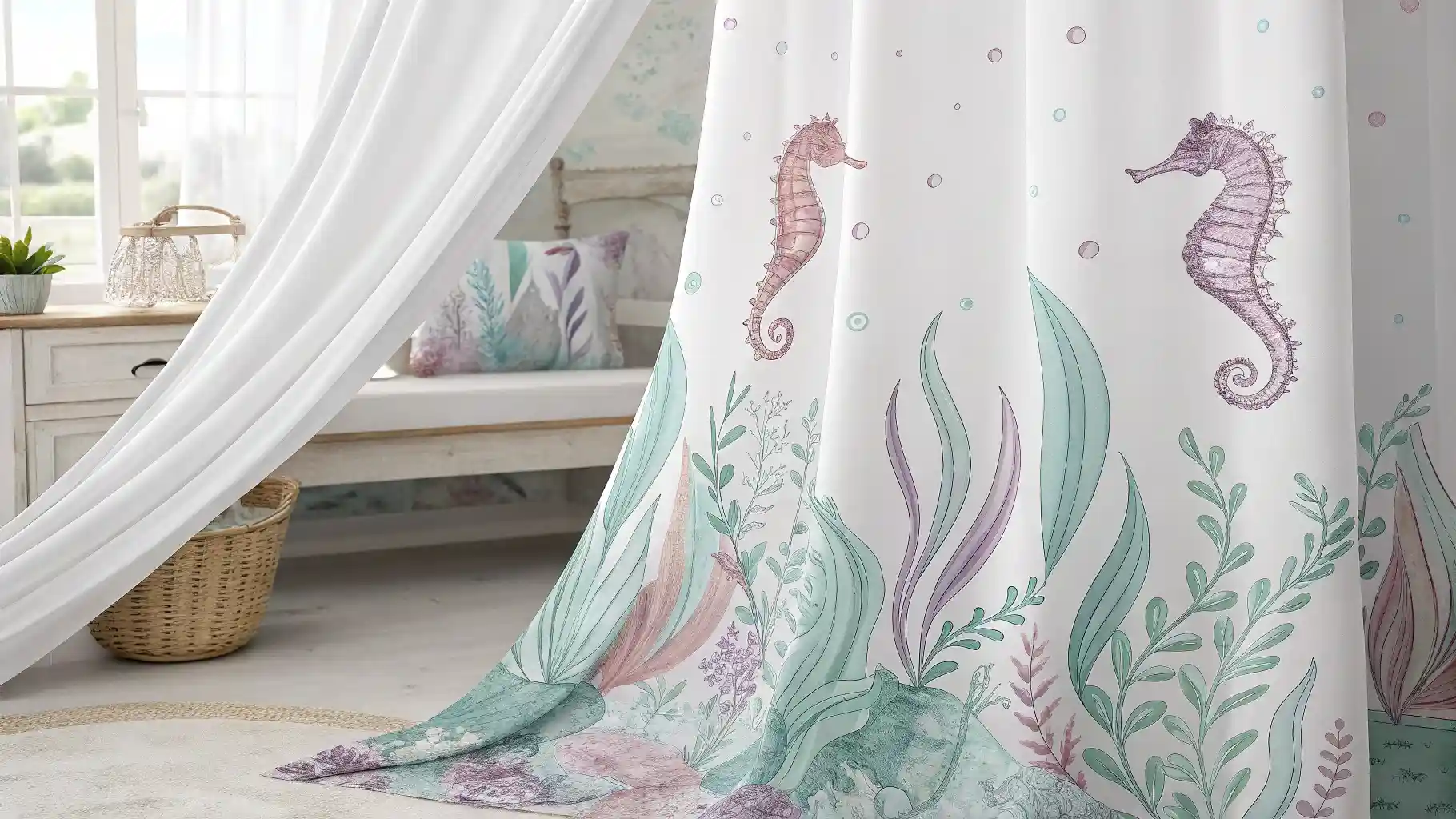Enchanted Seahorse Panels