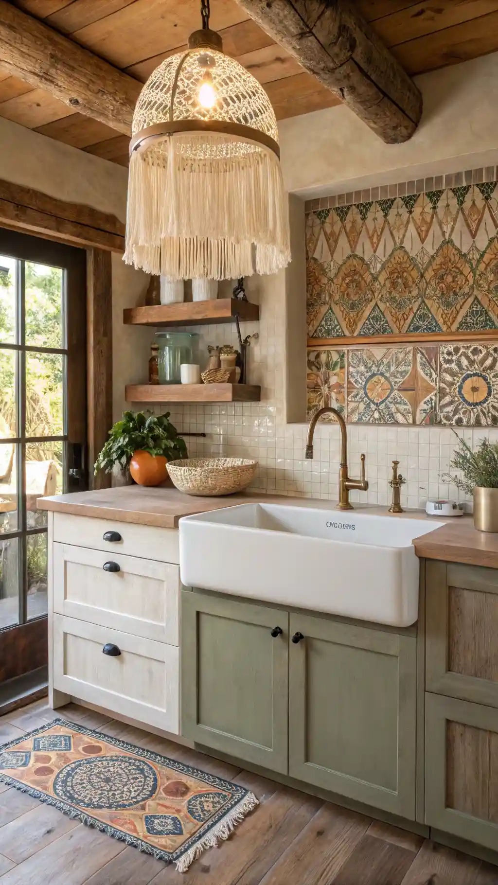 Farmhouse Bohemian Fusion Sink