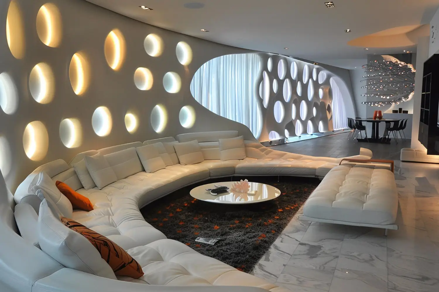 Futuristic Flow Lounge