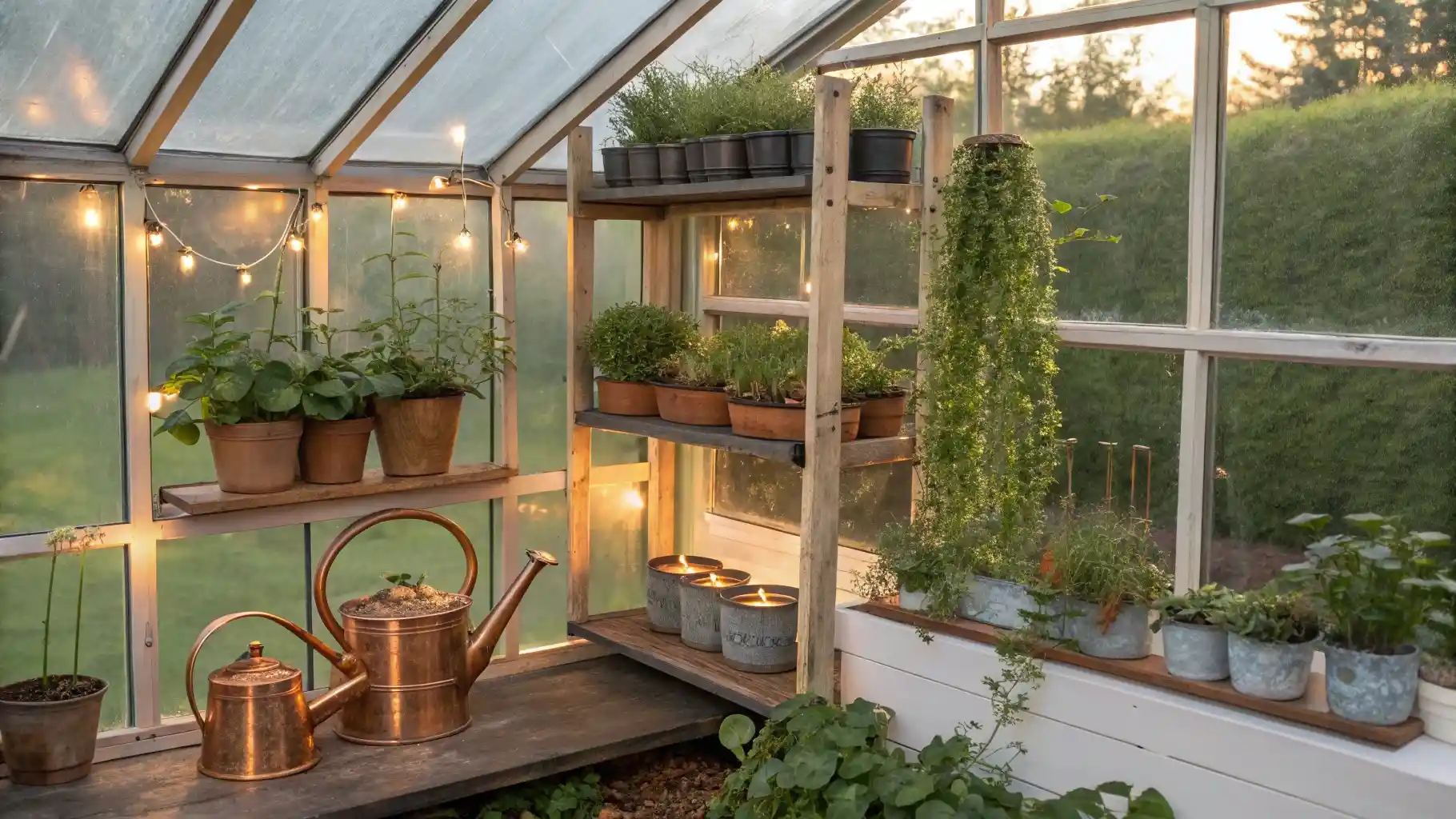 Garden Greenhouse Herb Bar Sanctuary