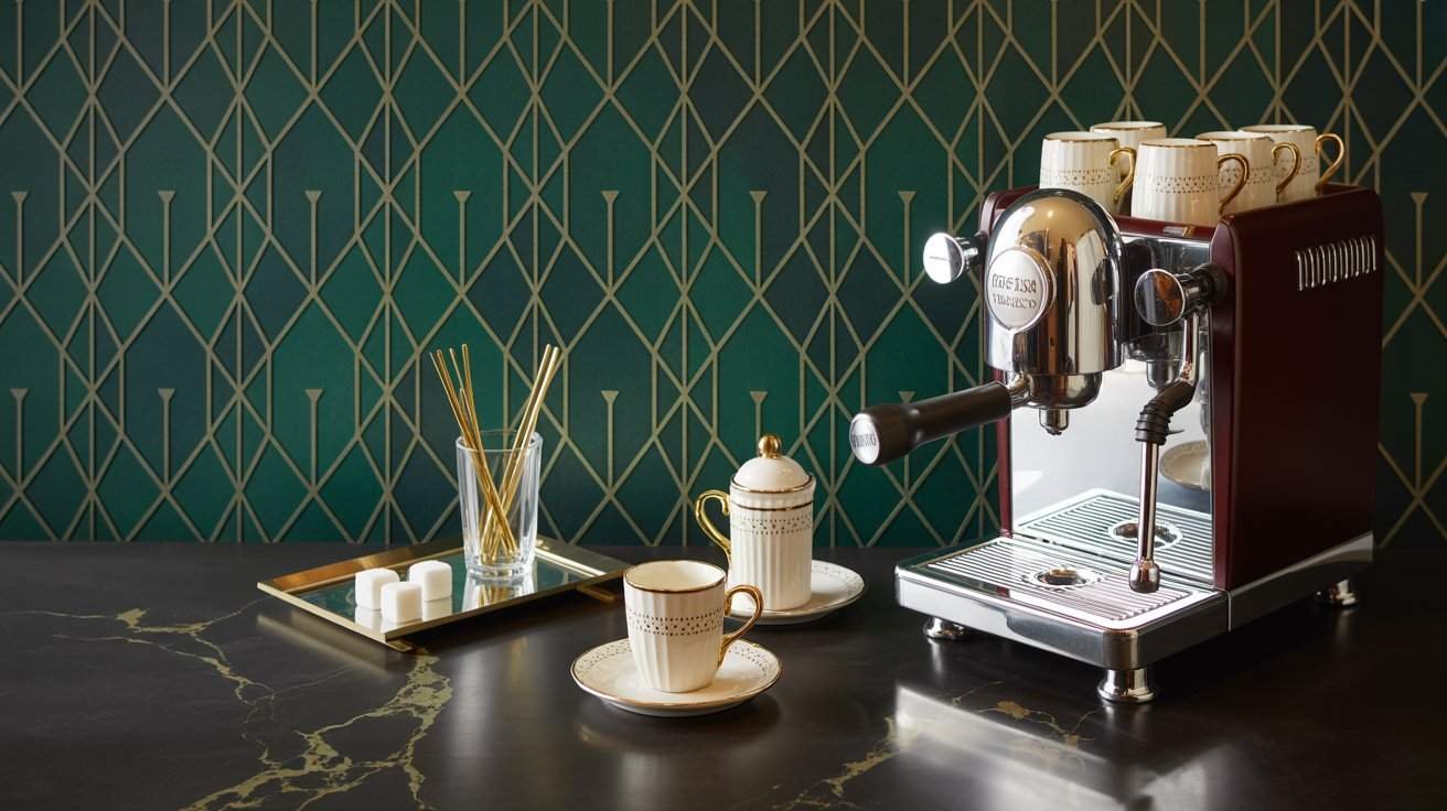 Glamorous Deco Coffee Bar
