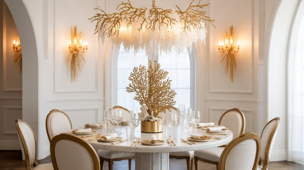 Golden Reef Chandelier